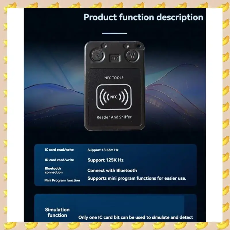 

A45U RFID-открывает системы контроля доступа NFC-считыватель и снайфер RFID-эмулятор Хамелеон RFID-считыватель Writer Idic Копировальный аппарат