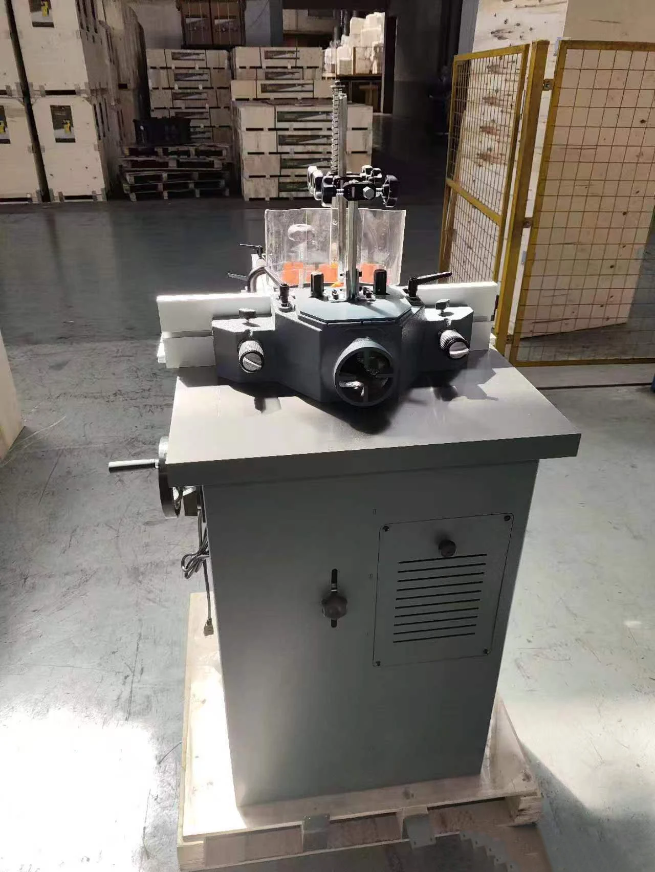 STR W0410 Single Axis High Efficiency Dovetail Lifting Configuration Slide Table Woodworking Milling Machine Spindle Shaper