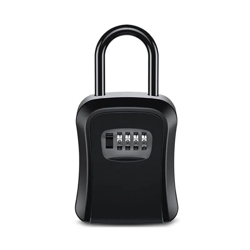 A27F-Outdoor Password Key Boxs Extended Locking Hook Steel Wire Hanging Key Storage Waterproof Key 4 Digit Code Box Easy To Use
