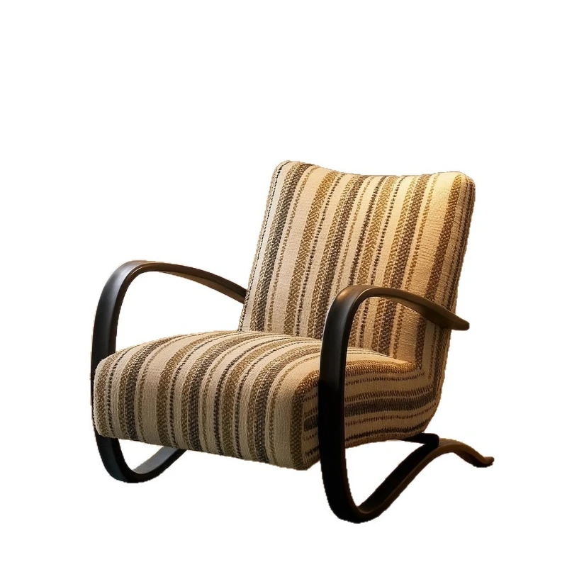 

Living room French retro balcony bedroom sofa chair antique designer single chair