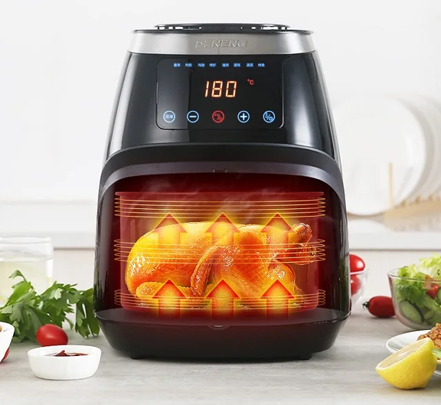 Chicken Chip Donut Air Cooker Fryer Oven Airfryers Digital Electric Power Deep Fryers Air Fryers Without Oil