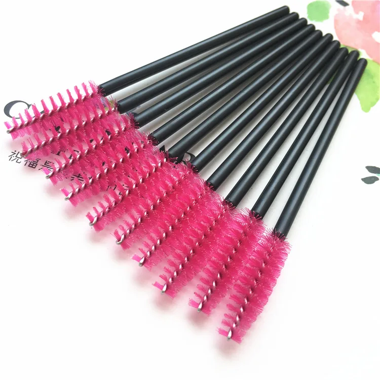 1 pz monouso Mascara bacchette applicatori Silicone ciglia pennello estensione ciglia donne trucco degli occhi strumenti di bellezza portatile