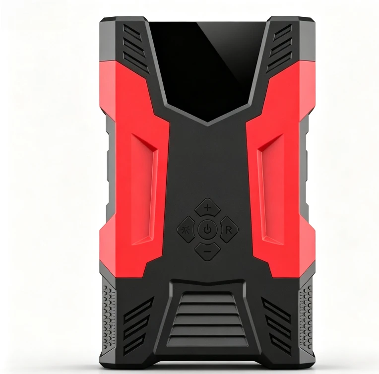 2000A Portable Car Jump Starter Built-in Tyre Inflator Air Compressor Emergency Power Bank For Self-driving Roadside Emergency