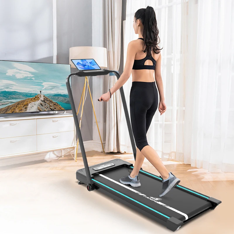2025 Esteira elétrica de poupança de energia doméstica com display LED Almofada de caminhada dobrável multifuncional silenciosa para link de aplicativo