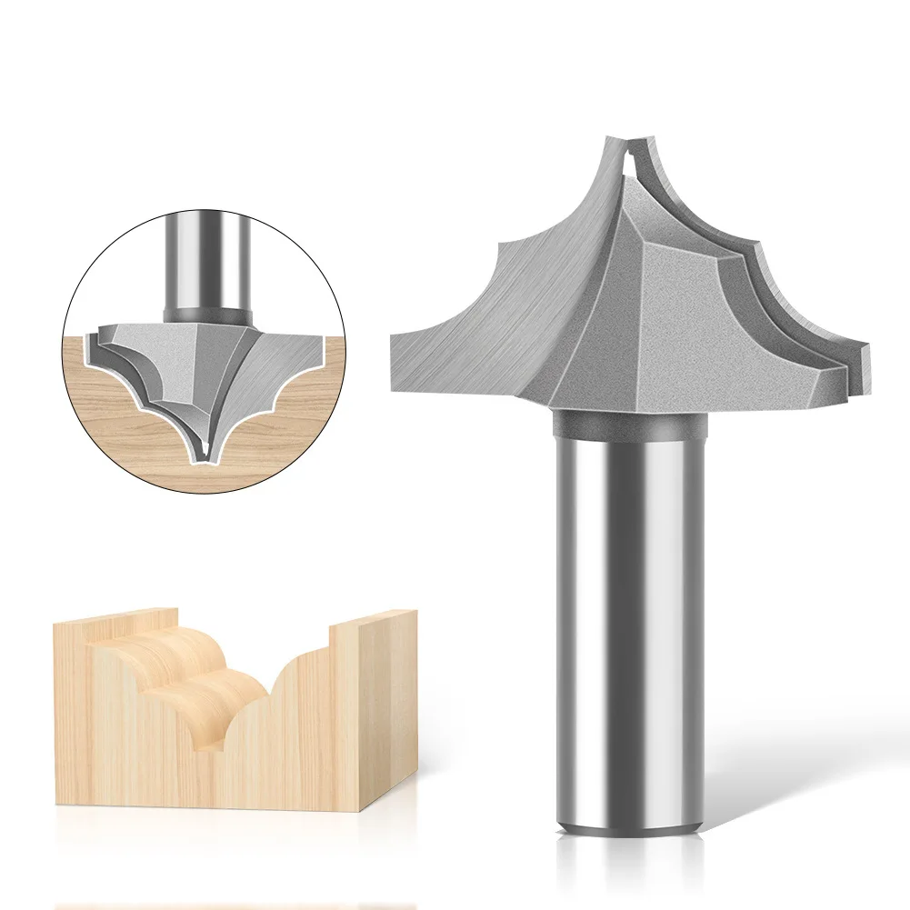 

1pcs Double R Line Knife Door Panel Knife Flower Line Door Core Board Milling Cutter Engraving Machine Milling Cutter