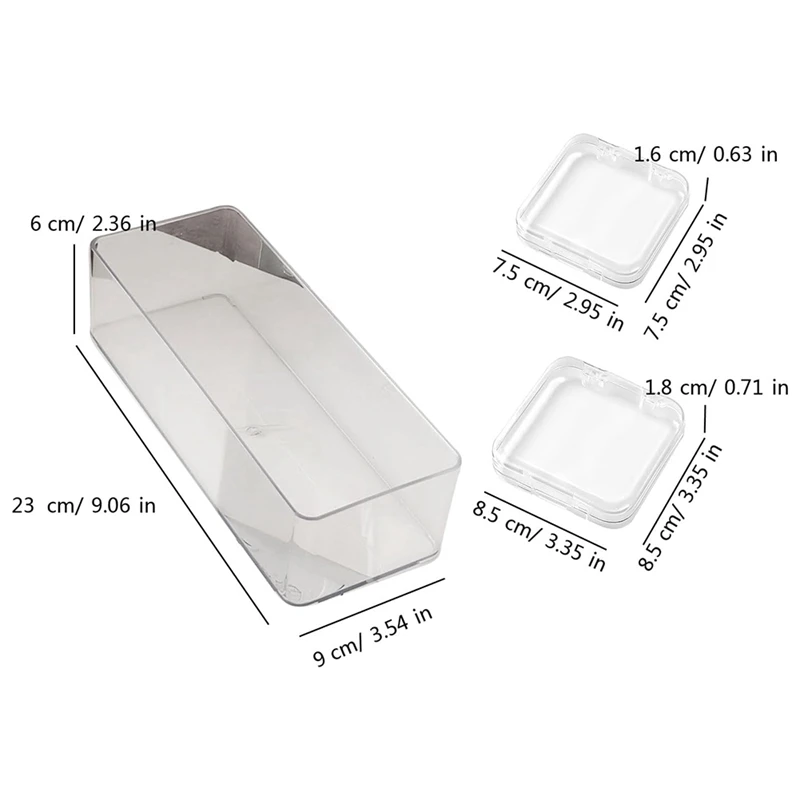 Large Capacity Acrylic Bracelet Organization Box Practical Bangle Jewelry Display Case For Jewelry Enthusiasts