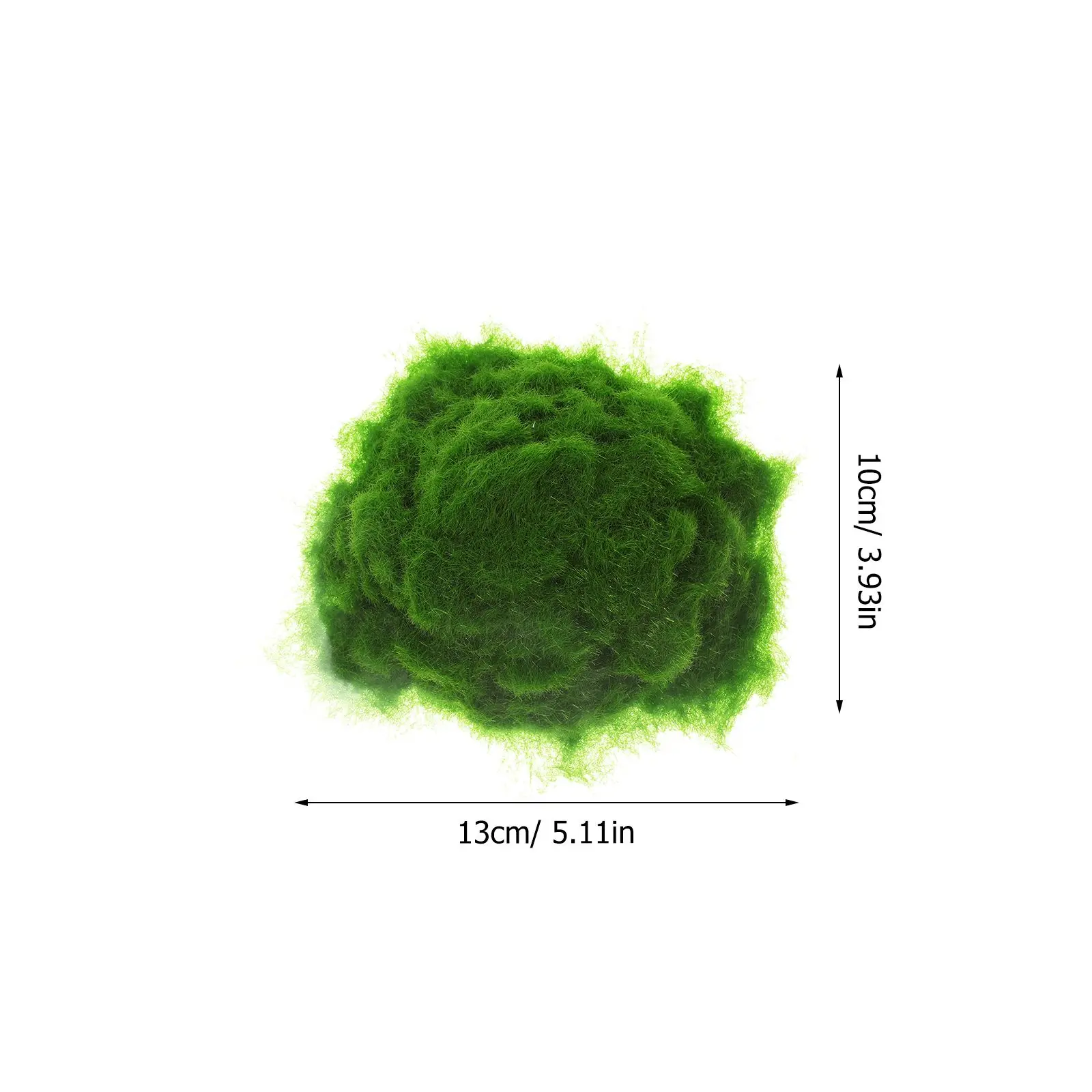 4 Pcs Grass L scaping Wall Decor Lawn High Quality Nylon Long Life Glossy Decor Plants L scaping Wall Garden Moss Green