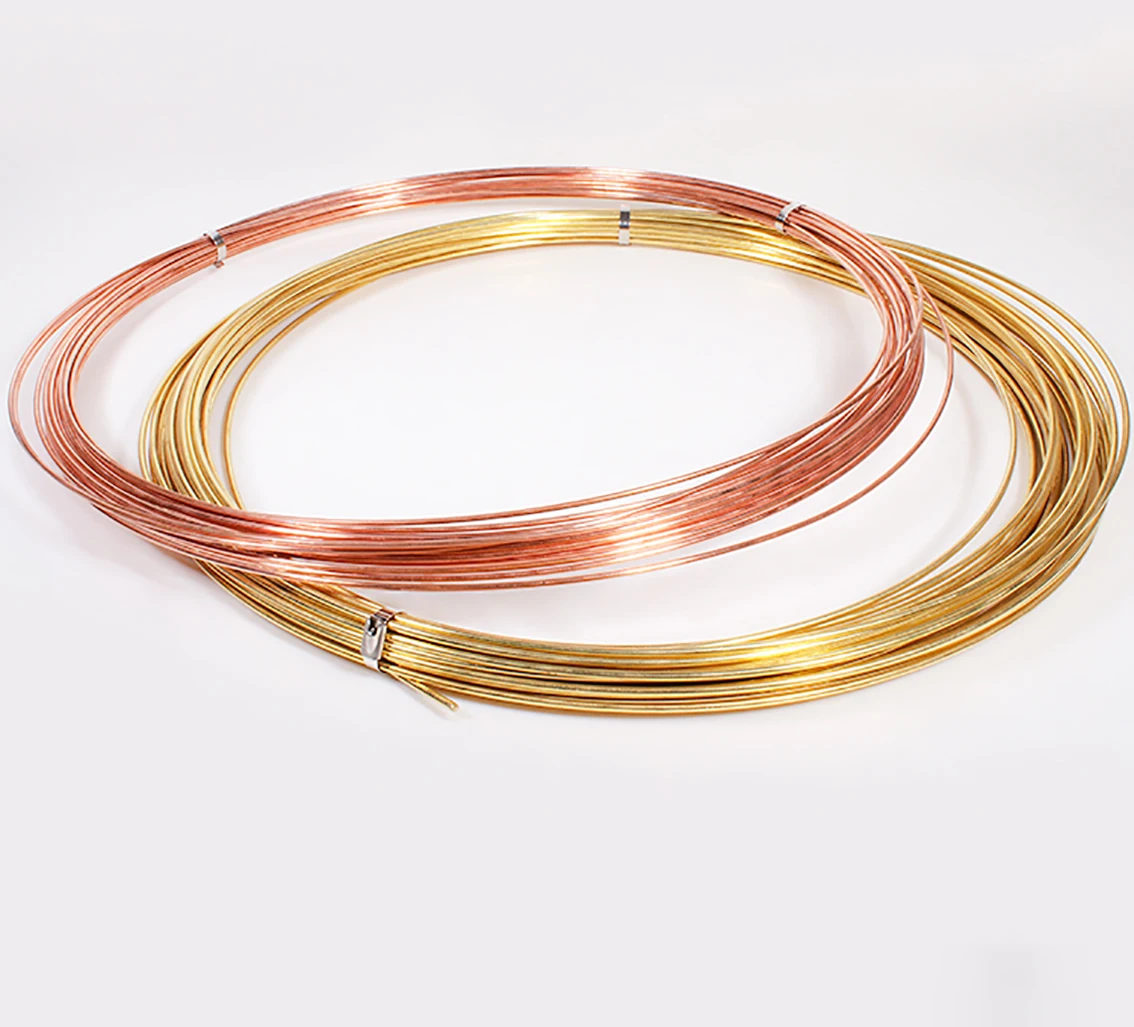 Alambre de cobre suave T2 de 0,2-5mm/bobina de latón H59, Cable desnudo, alambre de cobre conductor, accesorios de Hardware DIY