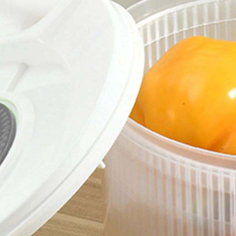 

Multi-functional Vegetable Washing Drain Basket Fruit Strainer Manual Dryer Double-Layer Kitchen Colander For Pasta Salad Berry