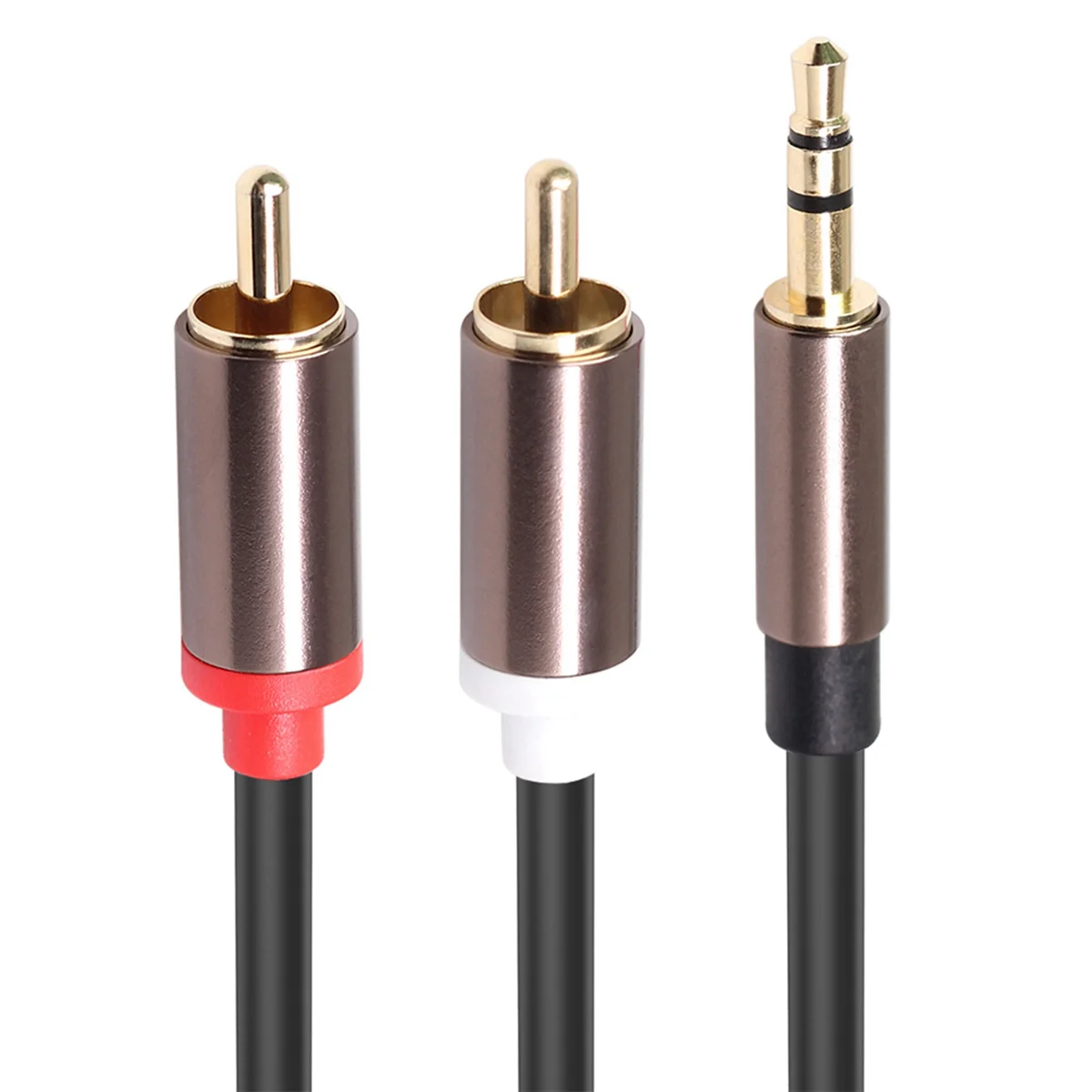 Cable Rca estéreo Hifi de 3,5 Mm a 2Rca, Cable de Audio, Aux, Jack 3,5 Y, divisor para amplificadores, Audio, coche, Aux, teléfono móvil