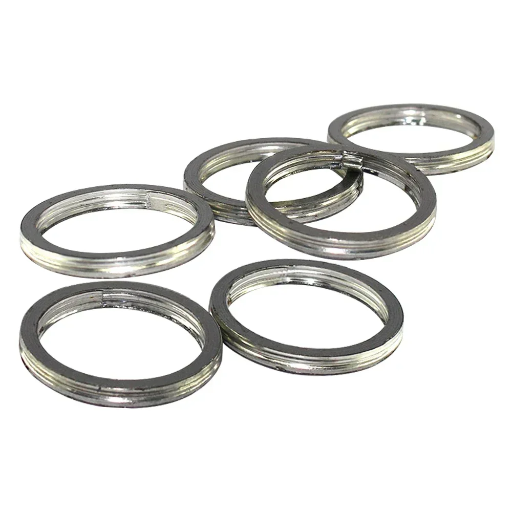 10PC Motorcycle Exhaust Pipe Header Gasket For Motorbike Dirt ATV Street Scooter Vintage Motocross