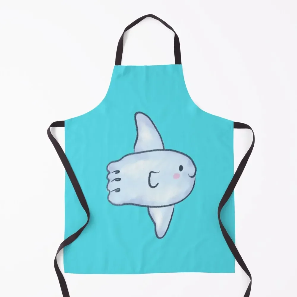 

Mola Mola cute design Apron Household Items barber uniform Kitchen For Man Apron