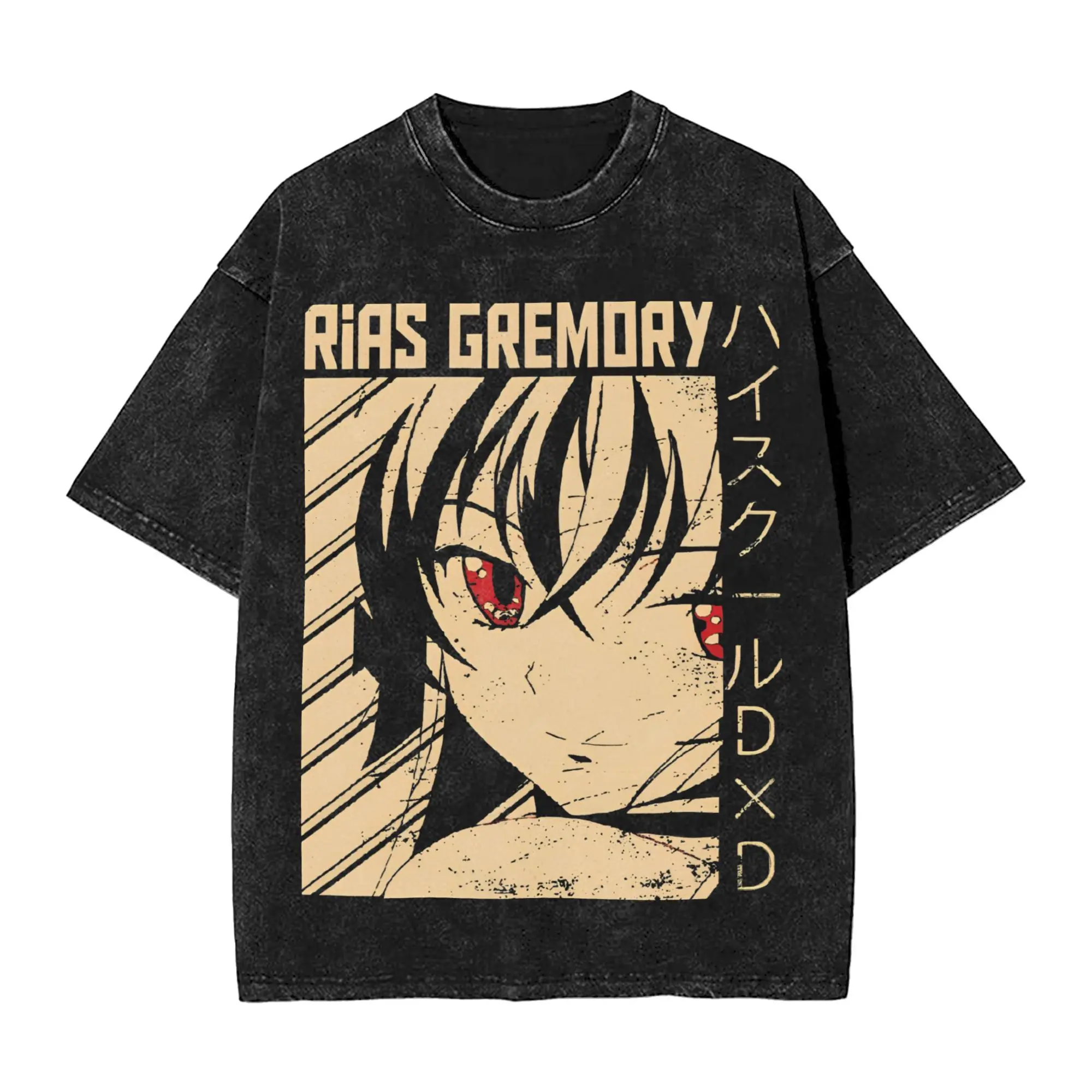 Rias Gremory   high school dxd T-Shirt Beach  Streetwear T Shirts Casual Fashion Tee Shirt For Men Short Sleeve Custom DIY Tops