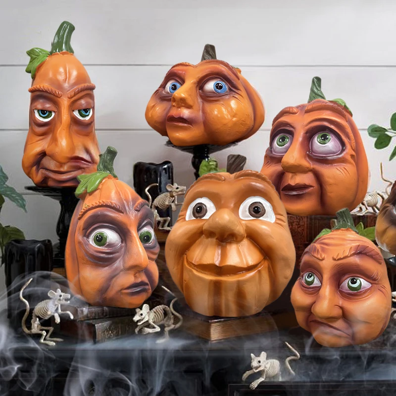 

Halloween Pumpkin Outdoor Decoration Ghost Party Yard Decoration Pumpkin Head Courtyard Decoration