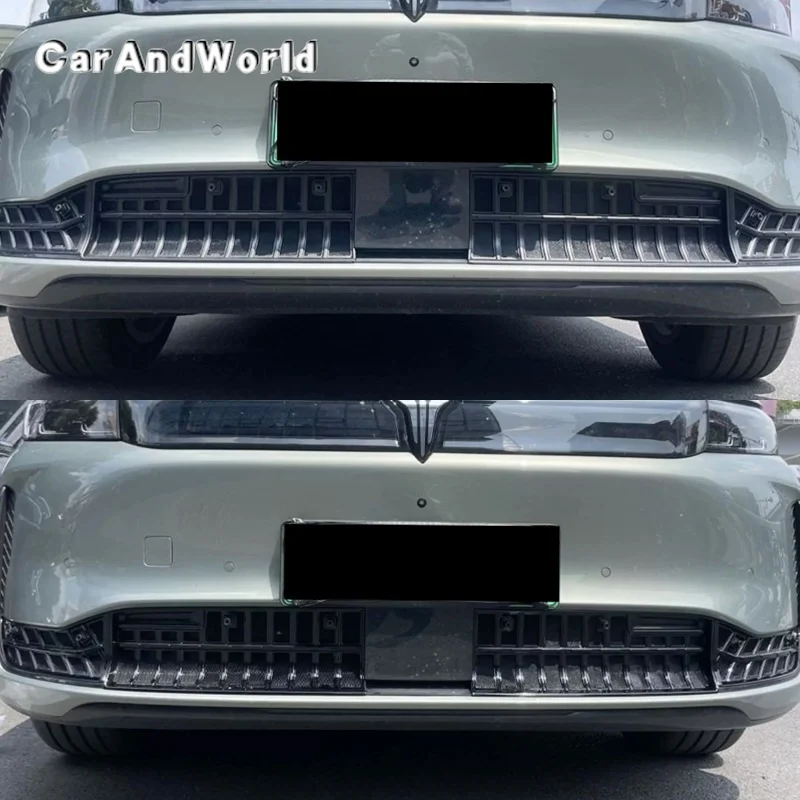 ABS Lower Middle Grilles Insert Net Insect Protecte Guard Mesh Cover Trims Car Accessories For Voyah FREE 318 FREE+ 2024-2026