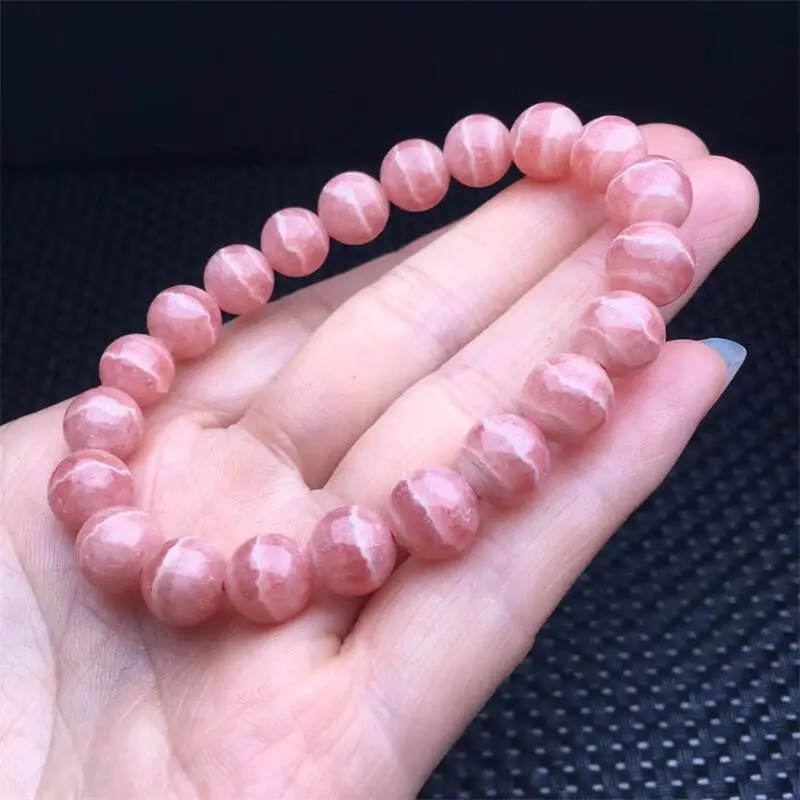 Natural Red Lace Stone Bracelet Women Crystal Quartz Energy Bead Reiki Healing Bangle Jewelry Gift 1PCS 9MM