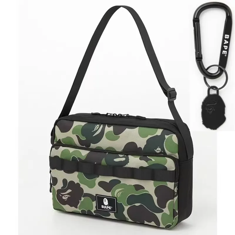 Fashionable Camouflage Ape Man Single Shoulder Bag Casual Magazine Sle Crossbody Bag Square Difference Backpack for Youth