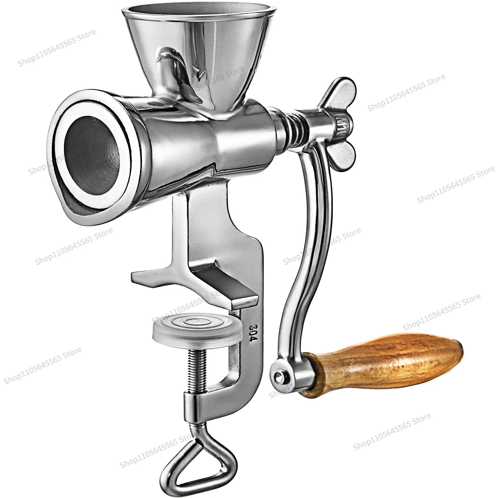 For 304 Stainless Steel Manual Grinder, Hand Cranked Coffee Bean Grinder, Household Use