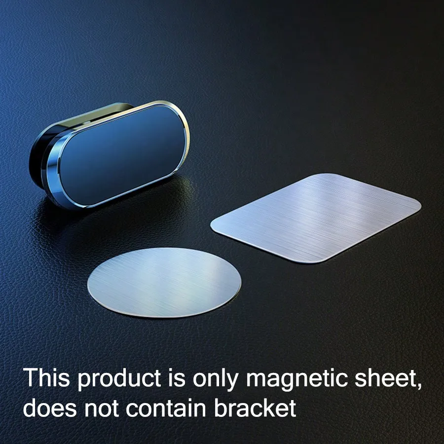 5Pcs Thin Metal Plate Disk For Magnetic Car Phone Holder Iron Sheet Sticker Disk For Magnet Tablet Desk Phone Car Stand Mount