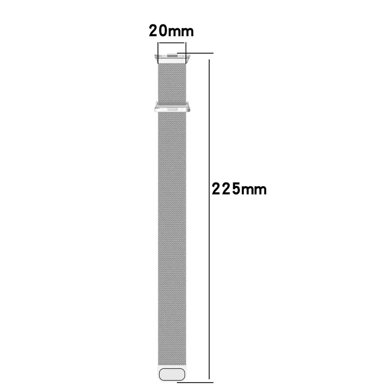 Stainless Steel Magnetic Mesh Strap For Xiaomi Mi Band 8 Pro 9 Pro Universal Wristband For Redmi Watch4 Quick Release Watchbands