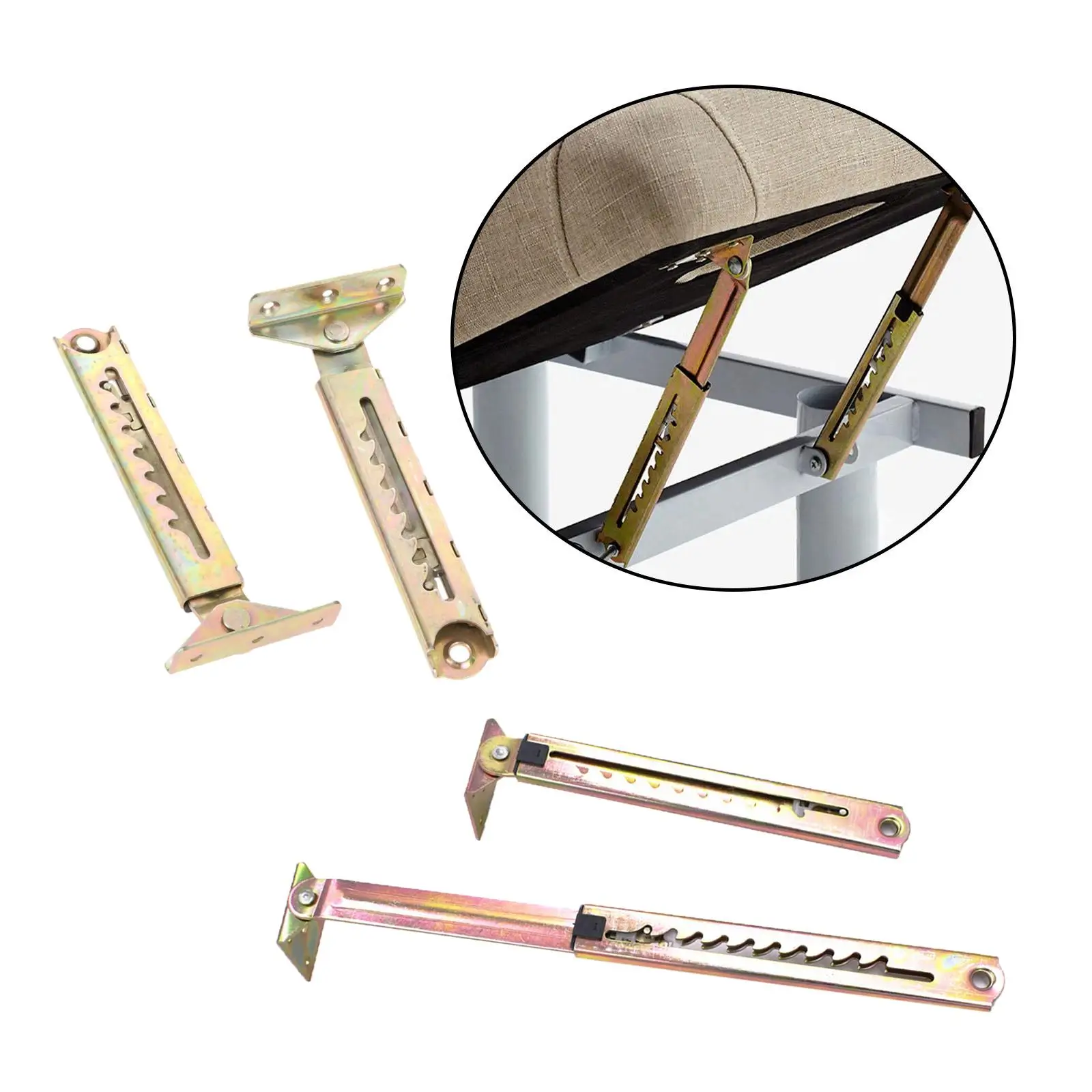 4x Sofa Armrest Lifting Hinge Angle Lifting Rod for Couch Drawing Board
