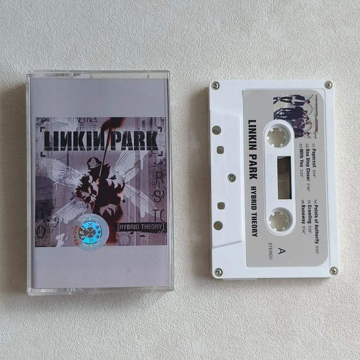 

White Retro Cassette Western Rock Golden Hits Tape Classic Debut Texture With Lyric Book Collectible Portable Music Carrier