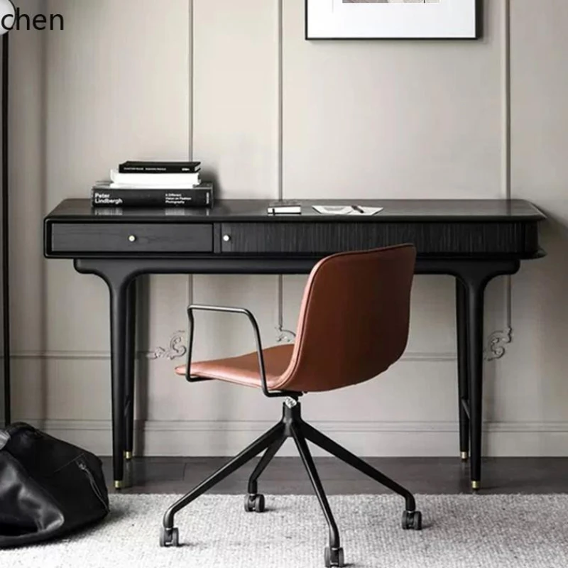

HTT solid wood desk retro desk medieval home writing computer household goods