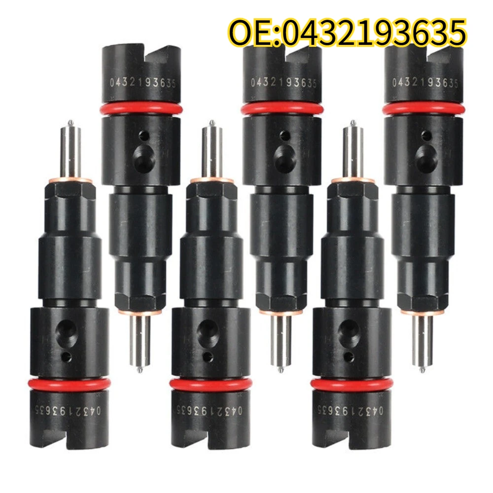 

For 0432193635 6pcs Diesel Fuel Injectors Fits for Dodge RAM 2500 3500 5.9L Cummins 6PCS