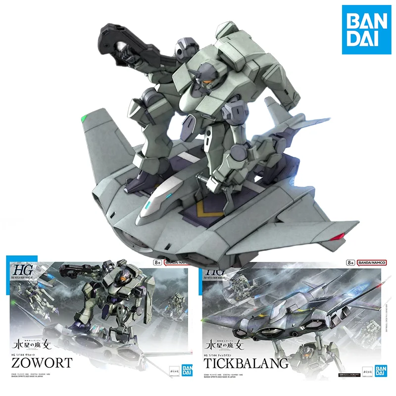 

Bandai Original HG Mercury's Witch Series TWFM Zowort & Tickbalang Action Figure Assembly Model Toys Collectible Model Ornament