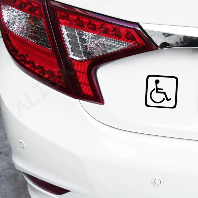 [G]Handicap Wheelchair Symbol Car Sticker 13.5cm Disabled Access Sign Vinyl Decal Auto Window Waterproof Sticker