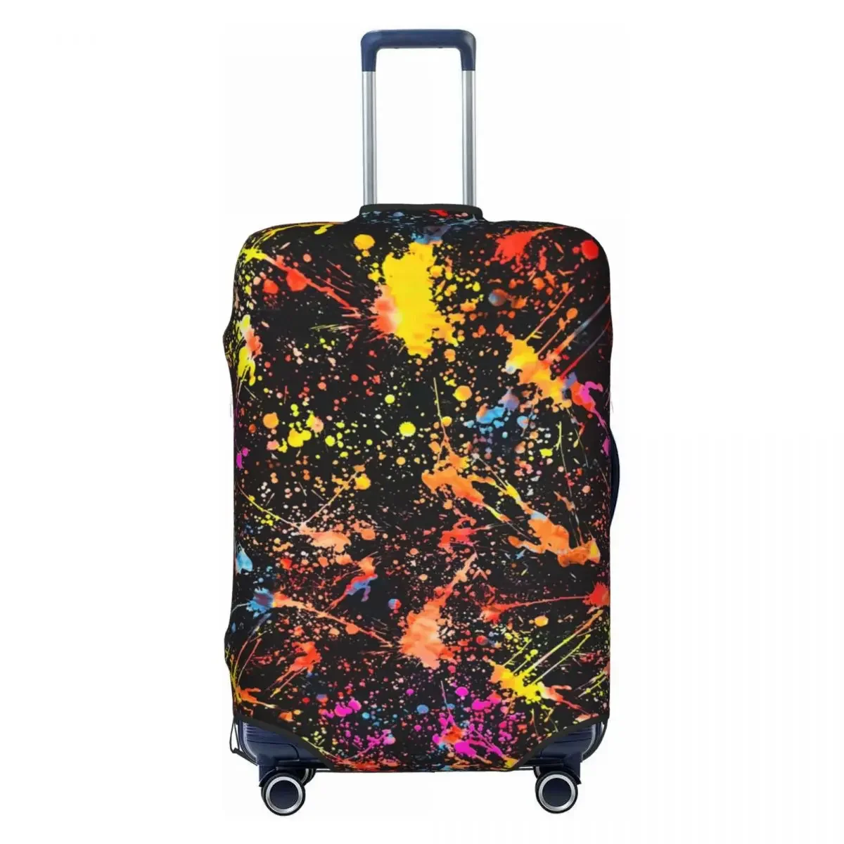 Colorful Camouflage Suitcase Cover Washable Abstract Street Graffiti Art Luggage Covers Protector for 18-32 inch