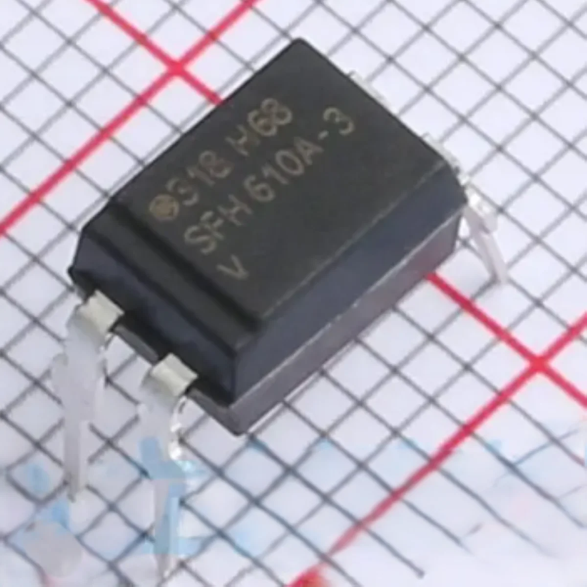 SFH610A-2 SFH610A-3 الأصلي 50mA 5.3kV 1.25V DIP-4P OPTOISOLTR 1CH عبر الضوء تيار مستمر الترانزستور الناتج Optocoupler SFH610A #4