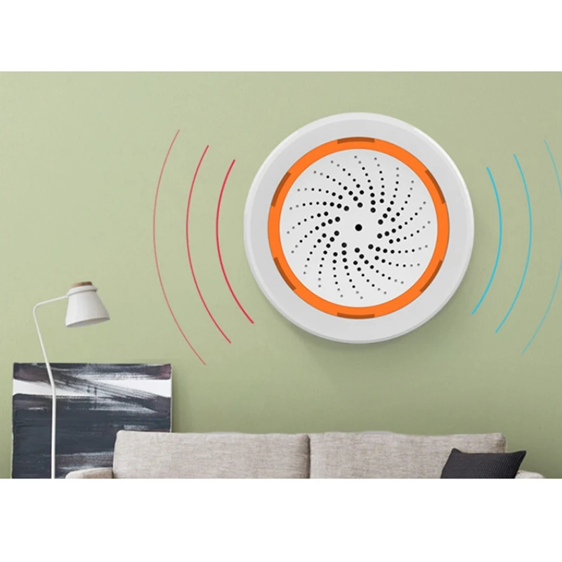 Zigbee Neo 90db Tuya Smart Life Ingebouwde Sirene Alarmsensor Tuya Smart Geluid En Lichtsensor
