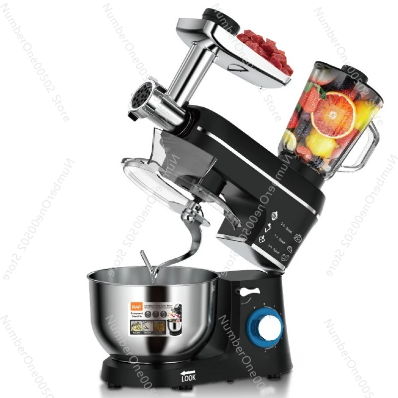 3-In-1 Household Chef Machine Multifunctional Noodle Mixing Machine Household Meat Grinder Juicer Cooking Machine