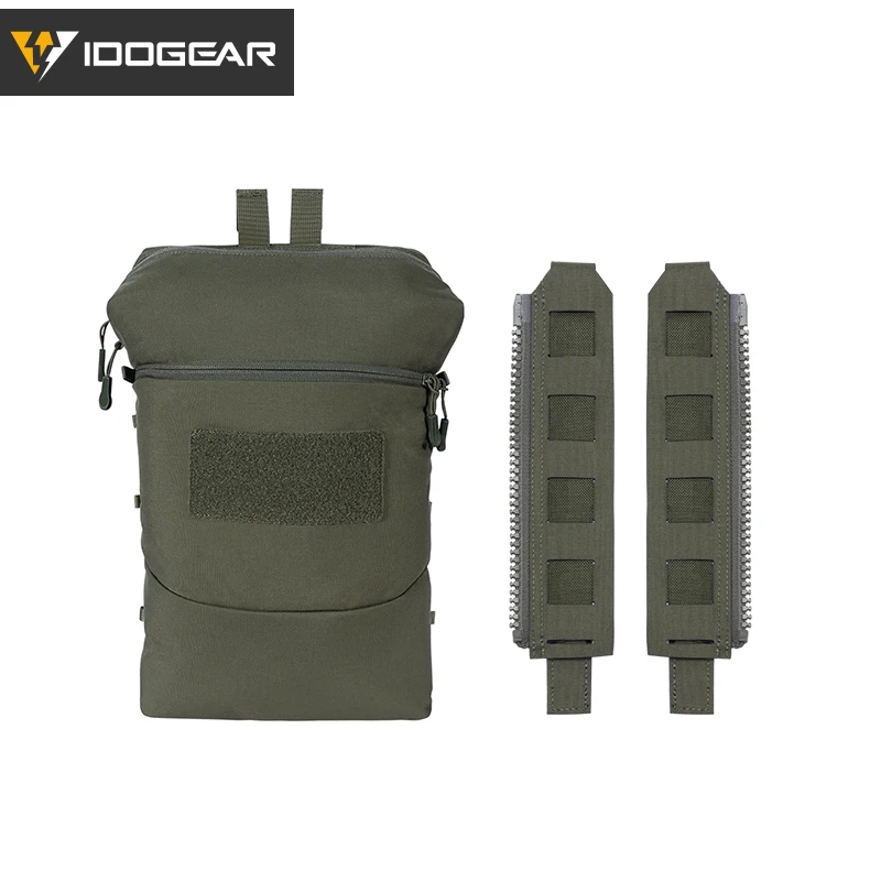 IDOGEAR Tactical Hydration Backpack 2L Water Bag With Zipper MOLLE Adapter 10# Outdoor Sport Hunting 35121