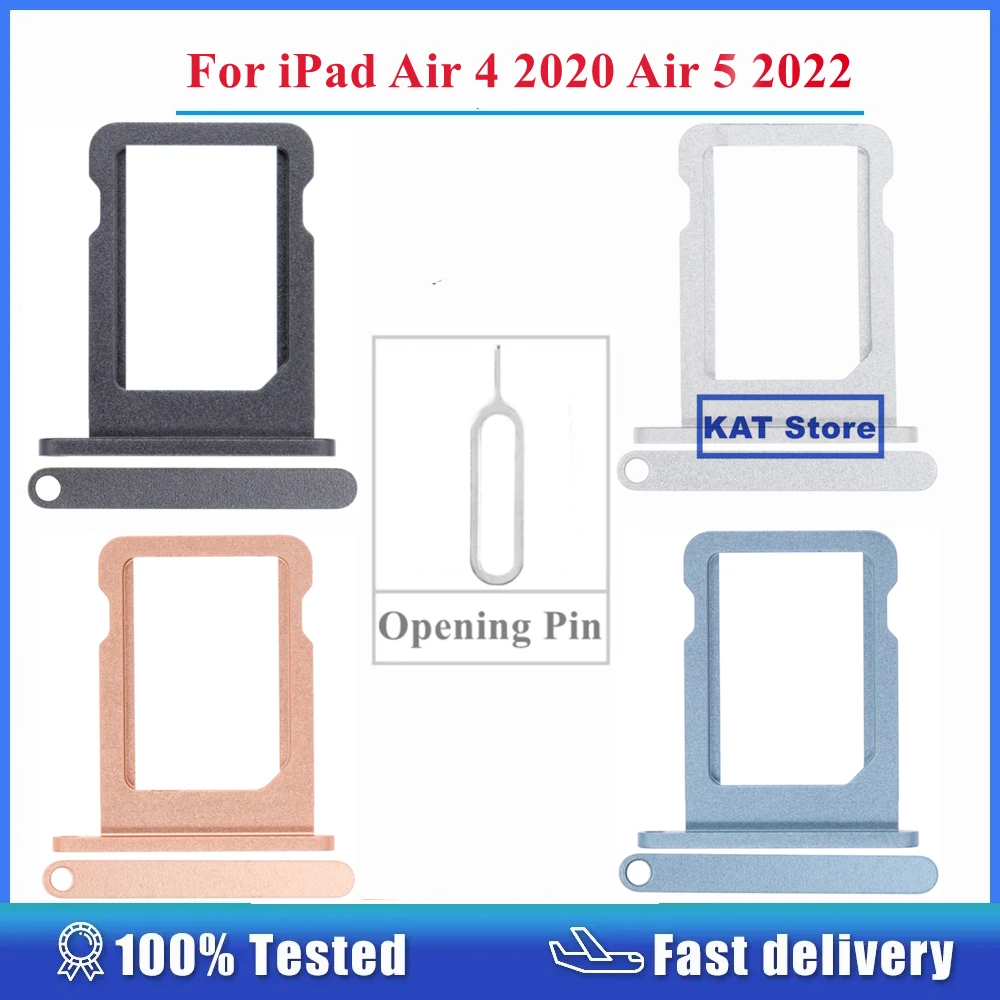 SIM Card Holder Slot Slot Tray with Eject Pin Tool Replacement Parts for IPad Air4 2020 10.9 Inch Air 4 5 Air5 2022