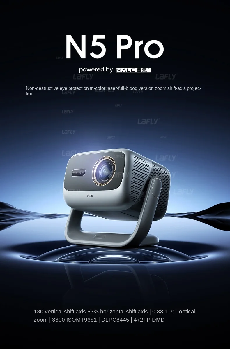 JMGO N5 Pro Three-color Laser 4K Zoom and Tilt Ultra-high