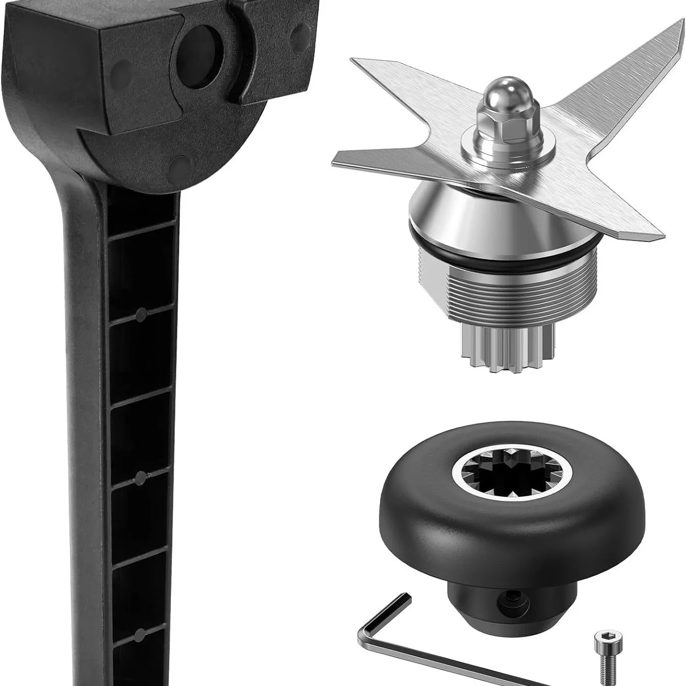 

Blender Blade Replacement Kit, Wrench, Compatible with 64oz and 32oz Containers