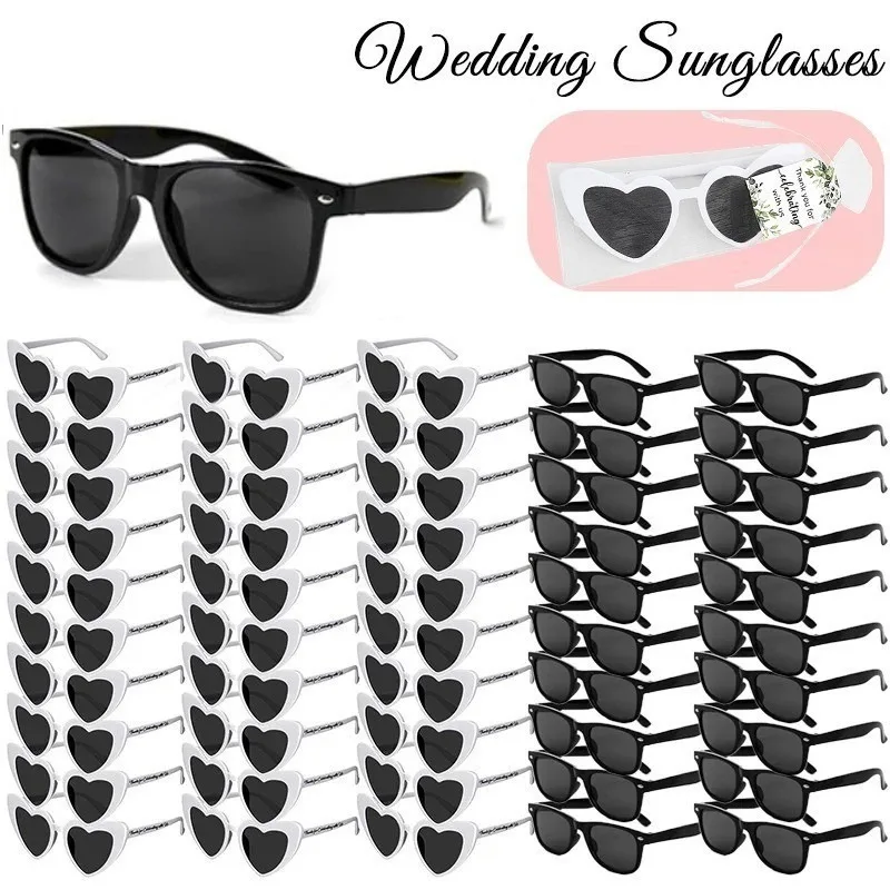 Lunettes de soleil en forme de cœur pour enterrement de vie de jeune fille, 1 pièce, fournitures de décoration pour mariage, réception nuptiale, noël, cadeau de demoiselle d'honneur