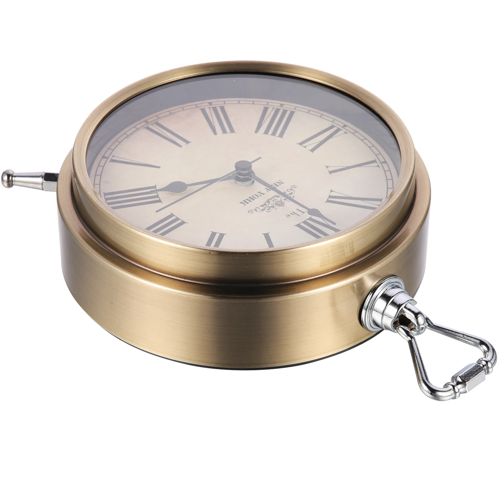 

Retro Alarm Clock Desktop Operated Silent Timepiece for Bedroom Nightstand Home Decor Modern Farmhouse Style Precise