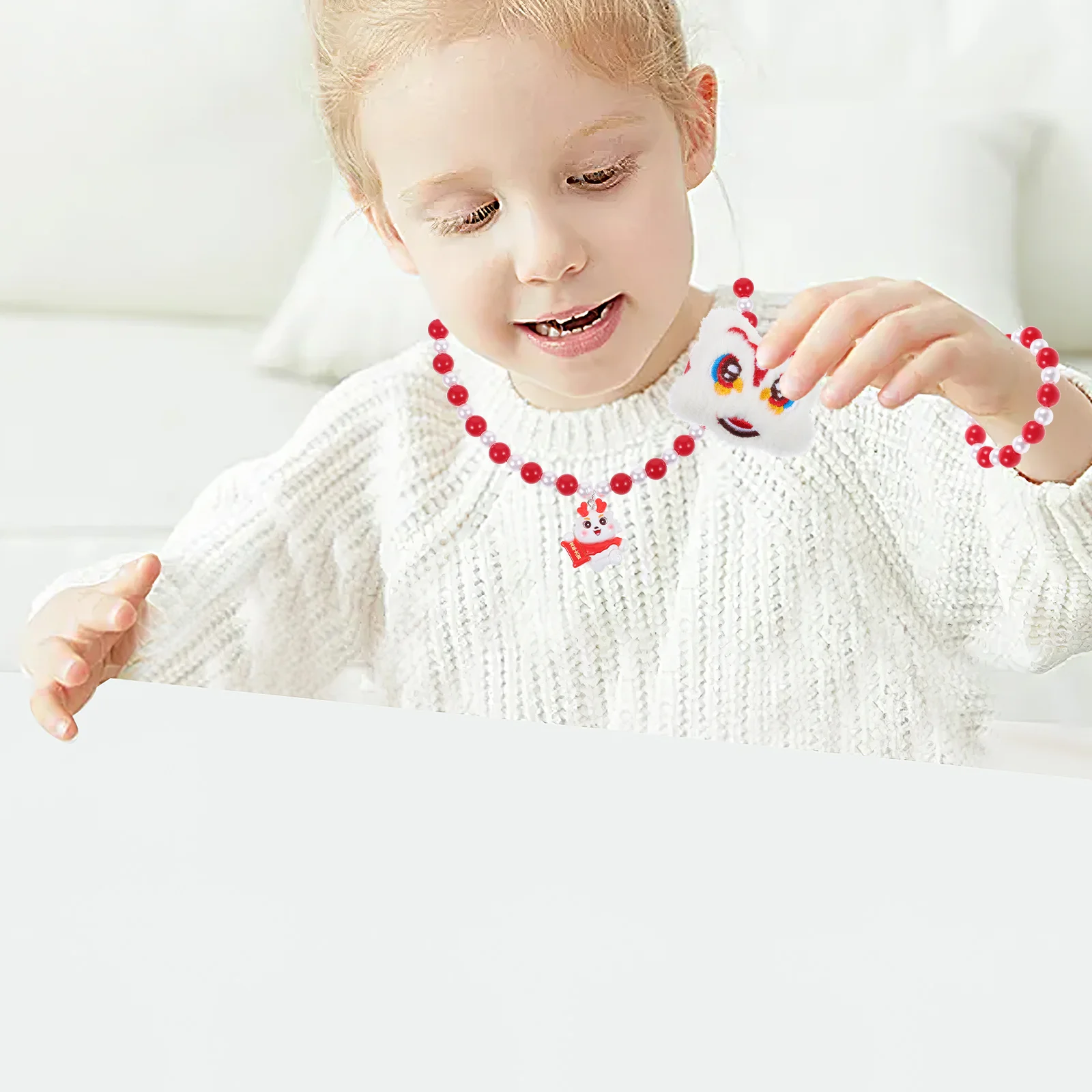 ชุดเครื่องประดับเด็กผู้หญิง 1 ชุด สร้อยคอ สร้อยข้อมือ ของขวัญวันเกิดสุดน่ารัก เครื่องประดับสำหรับเด็กเล็ก สร้อยคอสำหรับเด็กผู้หญิง