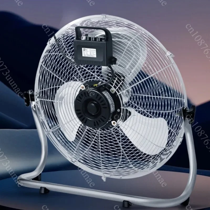 High‑Power Industrial Stand Fan Large Airflow Vertical Electric Cooling Fan for Factory Construction Site Household Ventilation