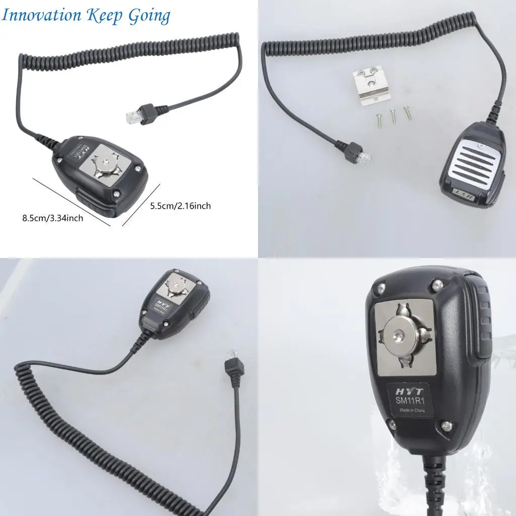 

E65C Two Way Radio Accessory for 600 610 Talkies Replacement Handheld PTT Microphone Speaker SM11R1 Remote Speaker