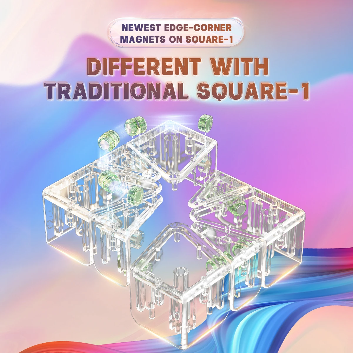 YongJun MGC SQ-1 V2 UV مكعب المهنية لغز اللعب سرعة مكعب الأطفال هدية كوبو ماجيكو لغز YJ MGC SQ-1 V2 UV مكعب