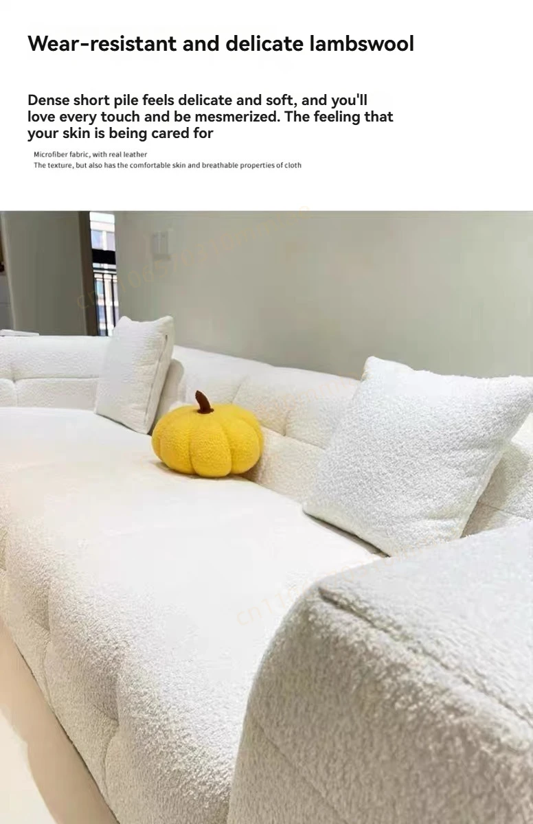 DIGGERA Sofá de compressão de pelúcia, sofás desossados para sala de estar, moderno, estofado, 3 lugares, assento profundo, para apartamento