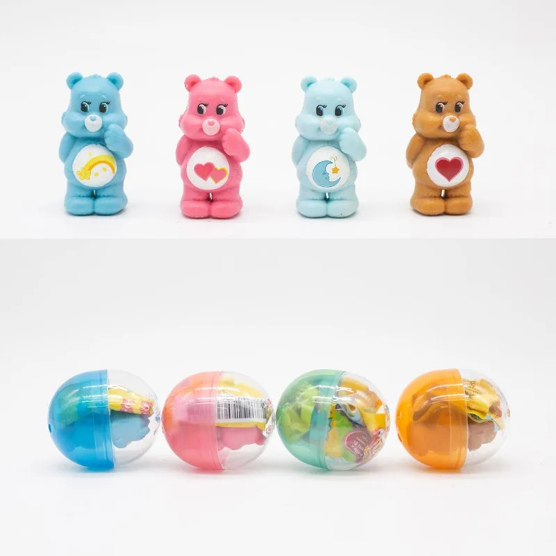 Anime Care Bears Actionfigur Gachapon Blind Box Spielzeug Kawaii Bären-Sammlung Ornamente Geschenke