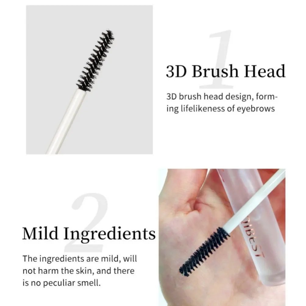 Cera per lo styling delle sopracciglia impermeabile ad asciugatura rapida Aspetto naturale Crema per scolpire pomata per sopracciglia a lunga durata per sapone per coltura delle sopracciglia