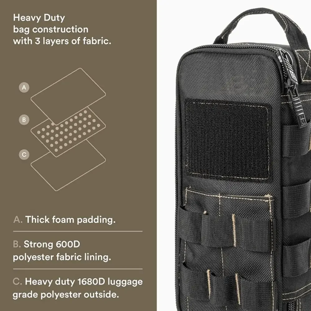 Hammer Outdoor Toolkit Hardware Ground Spikes Camping Storage Bag High Capacity Wear-resistant Tent Accessories Tool Pounch