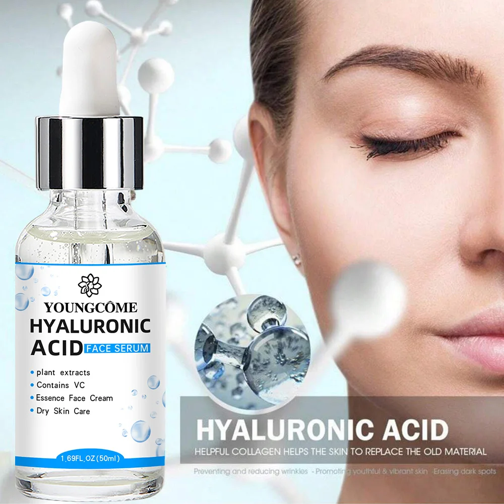 Esencia Facial de ácido hialurónico, esencia para la piel Facial hidratante profunda, productos coreanos para el cuidado de la piel