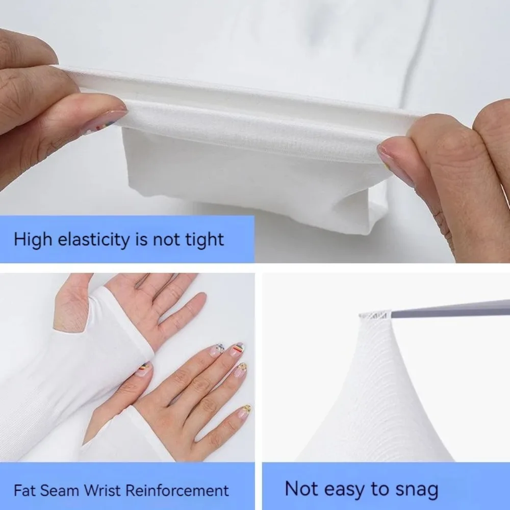 Breathable Sun Protection Sleeves Elastic Quick Drying Cycling Sun Protection Arm Muffs Summer Cooling Anti-UV